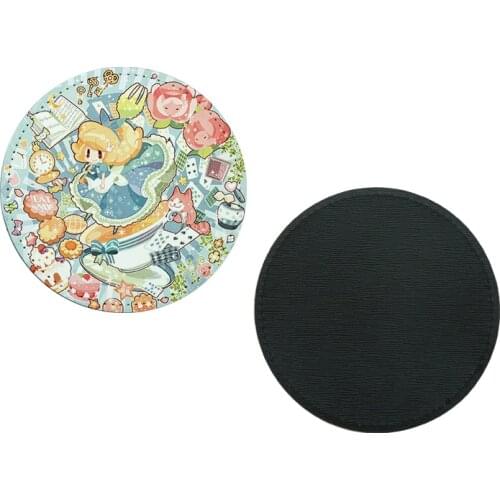 New Arrival Free Shipping 20pc/lot 10*10cm Blank Sublimation Leather Pads High Quality DIY Printing Transfer Mug cup Pad