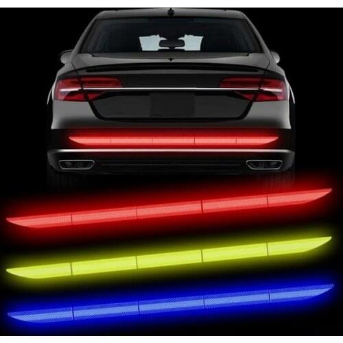Factory direct car tail strip reflective stickers car trunk bumper tail box warning stickers anti-collision warning stickers