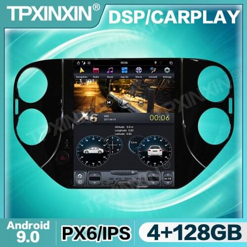 Tesla IPS Touch Screen For Volkswagen Tiguan 2010 2011-2016 Android 10 Car Radio Multimedia Video DVD Player Navigation GPS 2din