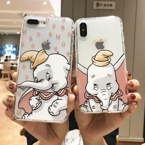 DISNEY 2021 Mickey Dumbo Silicone Case for IPhone 11 Pro Xs Max IPhone 11 11PRO Official Liquid Silicone 360 Full Face Mask