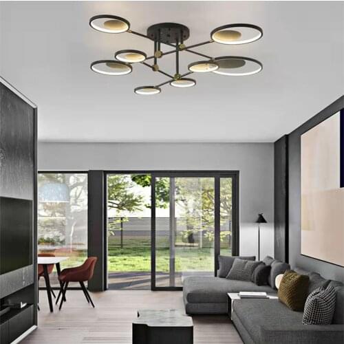 LED ceiling lamp new modern lamp living room lighting lamp bedroom kitchen lighting dimming control factory direct sales