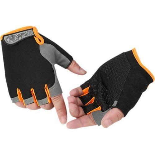 Cycling Gloves Half Finger Outdoor Men Women Climbing Cycling Gloves Summer Sports Fitness Shockproof Bike Glove 2019