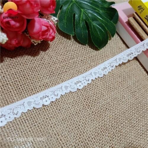 *1.5cm wide S2457 high quality cut-out lace and ribbon lace is used to embroider edging underwear and sew decorative African lac