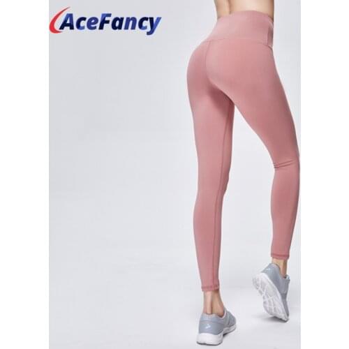 Women Sport Leggings High Waist Yoga Leggings Comfortable 17-278X Fitness Yoga Pants Workout Elastic Legging Pants Activewear