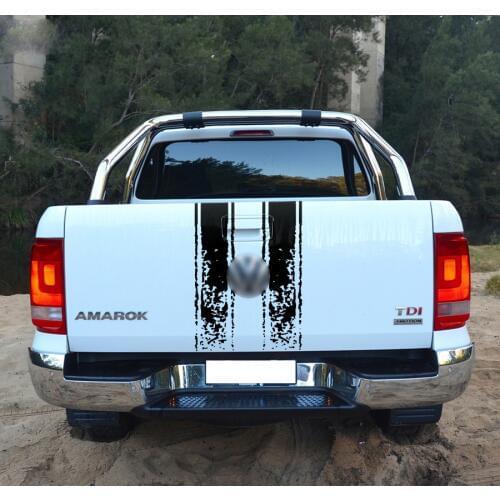 Car decals 1set tail door stripe graphic Vinyl car sticker fit for amarok 2009 2010 2011 2012 2013 2014 2015 2016 2017 2018 2019
