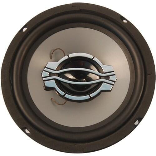 1pc 2 way 6'' inch Car Coaxial 300 W 4 Ohm Round Speaker Rubber Edge Injection Cone Music Player Universal 6.5 inch