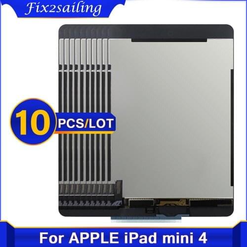 10PCS AAA+ LCD For iPad mini 4 Mini4 A1538 A1550 LCD Display Touch Screen Digitizer Panel Assembly Replacement Part 100%Test