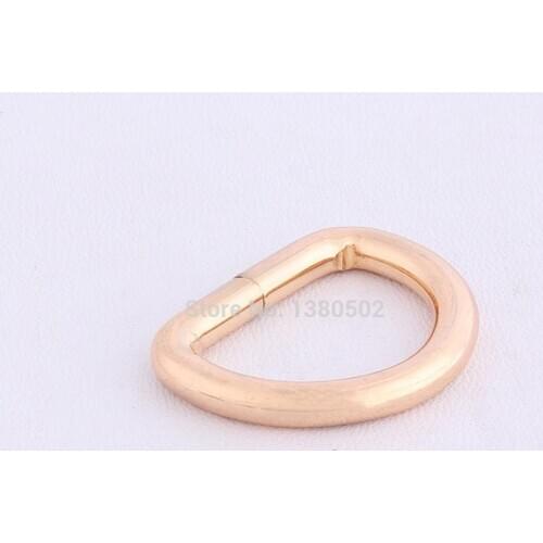 10pcs/lot gold color D ring metal 28mm inner bag backpack buckle Dee Ring for webbing