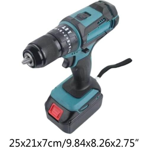 13mm Cordless Brushless Impact Electric Drill Screwdriver Compatible 1815 1820 1