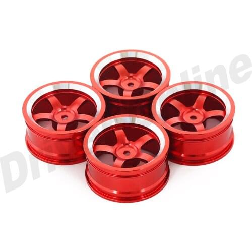 4pcs RC Aluminum Alloy Whells Rim for 1/10 RC Drifting Car Sakura D4 SC XI HSP 94123 Tamiya 416 T4 HPI Kyosho