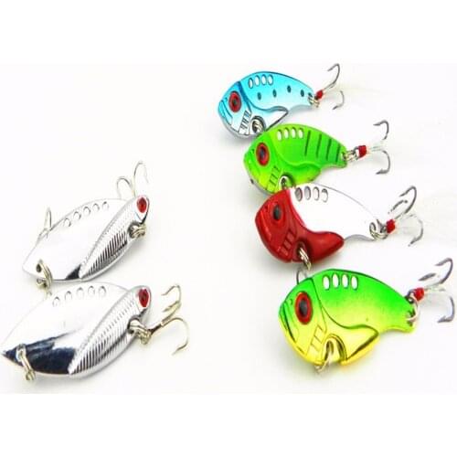 6pcs/set Mix Metal Fishing Lures VIB Bait Crankbait Bass Vibration Hard Swimbait Pesca Artificial Fishing Tackle Wobblers
