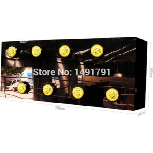 8 buttons team work props to open lock or controll Linear Actuator Takagism game escape room tools