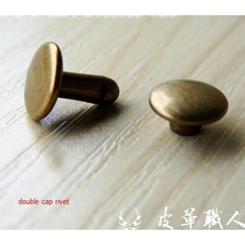 9mm 500sets DIY double face StudS Rivets Bump Spike Silver Bullet Spots Punk Leathercraft Clothing Accessories