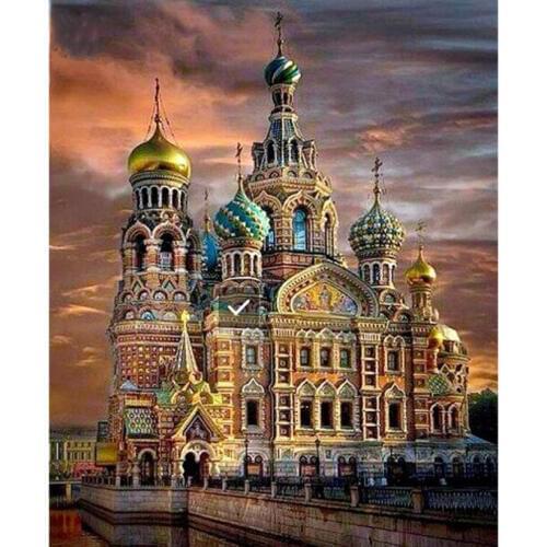 Diy diamond painting Christian church icon cross stitch round needlework diamond mosaic full square drill embroidery home decor