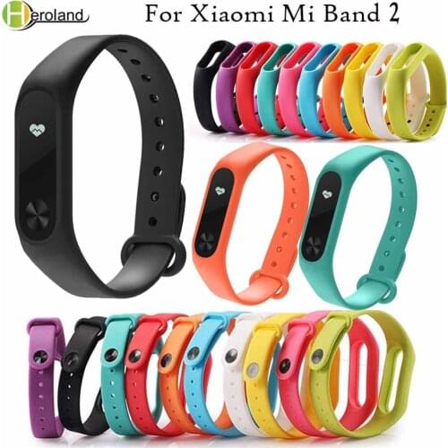 Bracelets mi band 2 Silicone strap smart Band Accessories wrist Strap For Xiaomi Mi Band 2 Fitness Colorful Bracelet Wristband