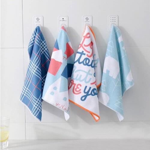 Household Kitchen Absorbent Wipes Non-linting Non-greasy Dish Towels Household Cleaning Reusable Towels kitchen tools