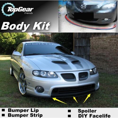 Bumper Lip Deflector Lips For Vauxhall Monaro / GTO 2001~2007 Front Spoiler Skirt For TopGear Fans Car Tuning / Body Kit / Strip