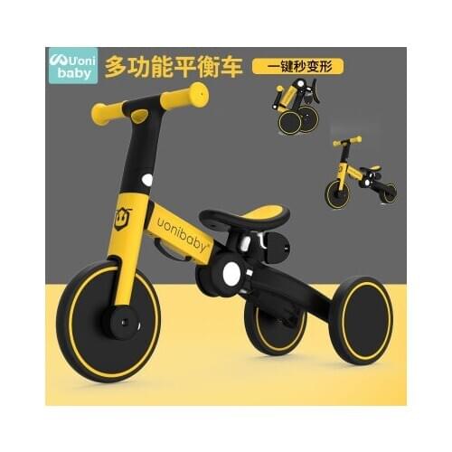 Childrens balance bike scooter 1-3-5 years old baby folding child yo three in one bicycle