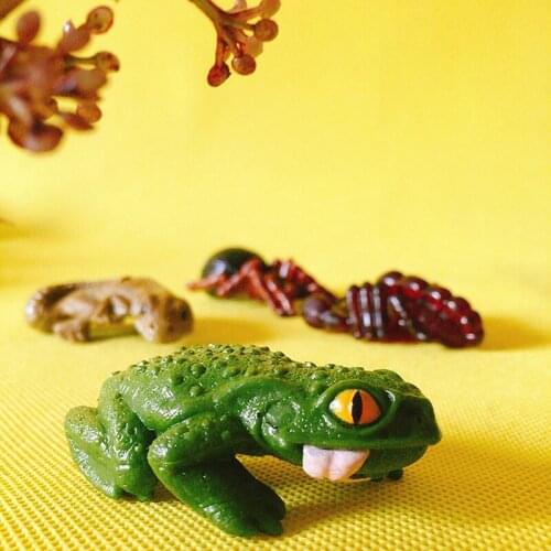 Prehistoric animals~4 pcs Scorpion insect Toad/miniatures/fairy garden gnome/moss terrarium decor/bonsai/doll house/figurine