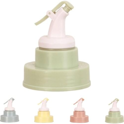 Sealed Leak-Proof Bottle Cap Olive Oil Vinegar Dispenser Pourer Seasoning Bottle Stopper Kitchen Cooking Tool