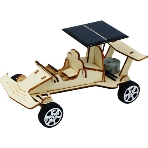 Creative DIY Assembly Solar Power Car Model Scientific Experiment Education Toy