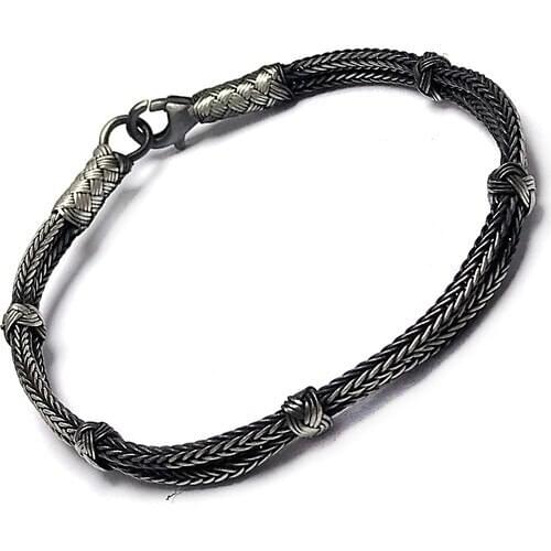 Midyat Silver World Kazaziye Bracelet (Code: 20201601) 20 cm