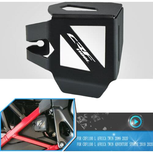 Motorcycle Rear Brake Fluid Reservoir Guard Cover Protector For HONDA CRF1100L Africa Twin CRF 1100 L Adventure Sports 2019 2020