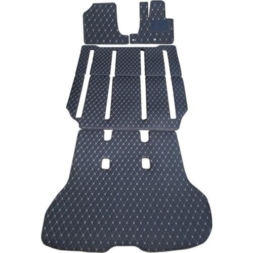 High quality! Custom full set car floor mats for Right Hand Drive Nissan Serena e-POWER 2021-2018 7 8 seats waterproof carpets