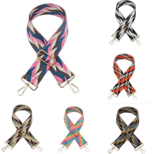 New Women Accessories Wide 5cm Shoulder Strap Canvas Crossbody Adjustable Bag Strap Belt