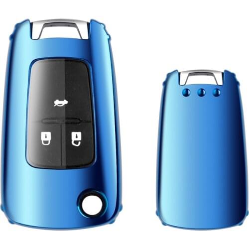 New Soft TPU Full cover car Smart key case For Chevrolet for Cruze Aveo 2011 2012 Car Flip Folding Remote Key shell Accessories
