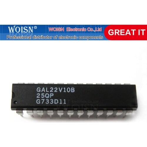 1pcs/lot GAL22V10B-25QP GAL22V10B-15PC GAL22V10B 22V10 DIP-24 In Stock