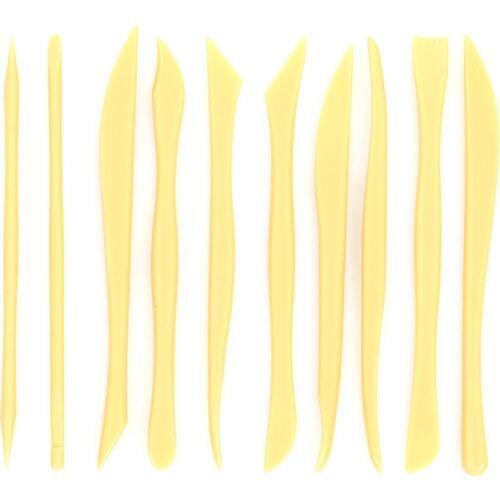 10pcs/set DIY Clay Tools Fine Wood Knife Ceramic Art Supplies Professional Mud Carving Tools Pottery Tools toy for children Gift