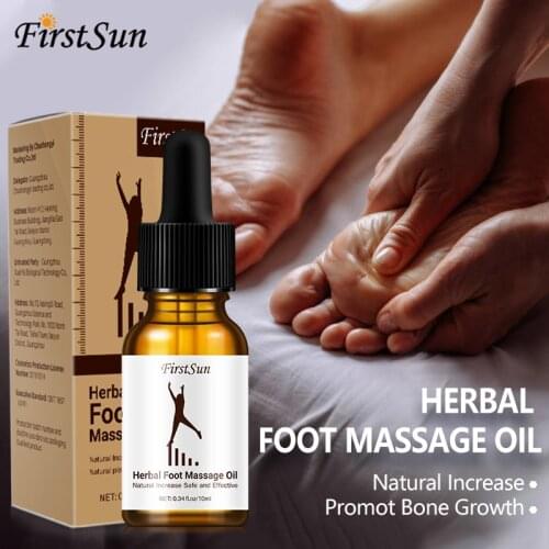 2021 Herbal Foot Massage Oil High Soothing Feet Increasing Conditioning Essential Oil Body Grow active bone light body Feet Care