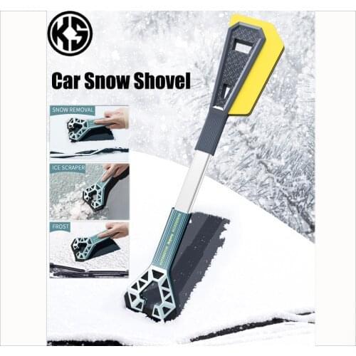 Car Snow Shovel 3in1 Ice Scraper Windshield Multifunctional Detachable Ice Breaker Winter Snow Brush Shovel Car Snow Remover