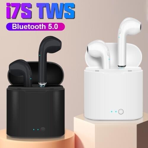 I7s TWS Headphones Wireless Bluetooth Earphone In-ear Stereo Earbuds Hands-free Business Headset For All Smart Phone