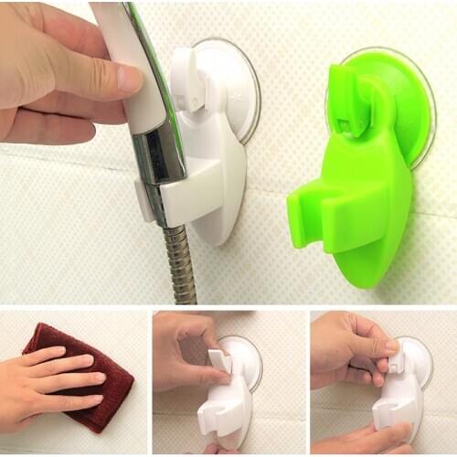 Home Bathroom Shower Head Holder Wall Suction Vacuum Cup Wall Mount Adjustable Practical operability High Quality Solid Sucker