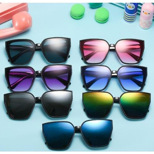 Kids Sunglasses Boys Girls Sun Glasses Safety Glasses Fashion Gift for Children Baby Fashion Brand Eyewear Cute Shades UV400