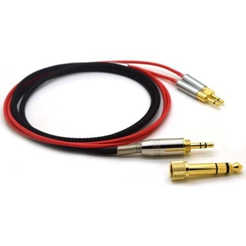 Cable for Sennheiser Headphone HD700 HD 700 Headphones Replacement Audio Cable Cords 3.5mm To 6.35mm Jack