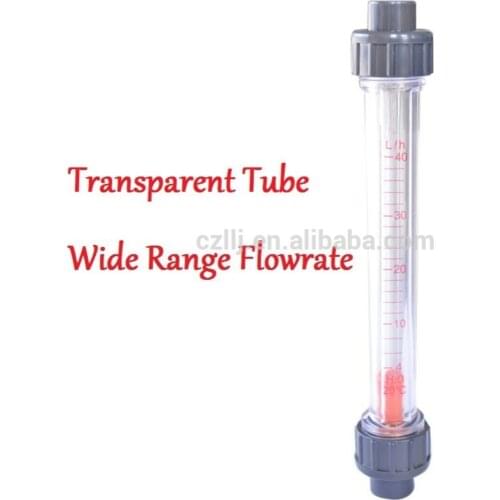 LZB-50S AS Plastic Rotameter Long tube (BSP thread connection)