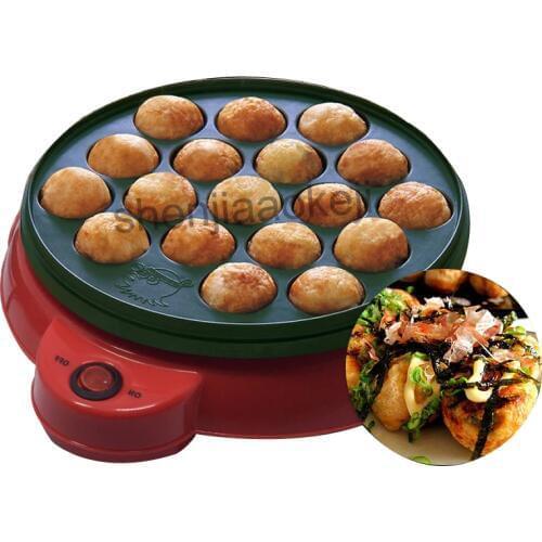 Octopus Ball Machine Small meat ball machine With 18 holes household Maruko machine octopus balls baking machine 220v 650w 1pc