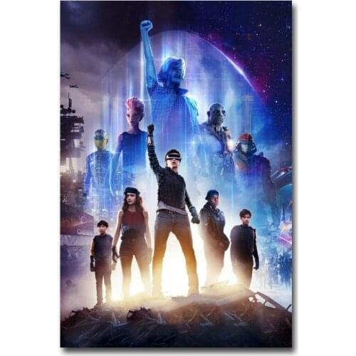 L0055 Ready Player One Movie Silk Fabric Poster Art Decor Indoor Painting Gift