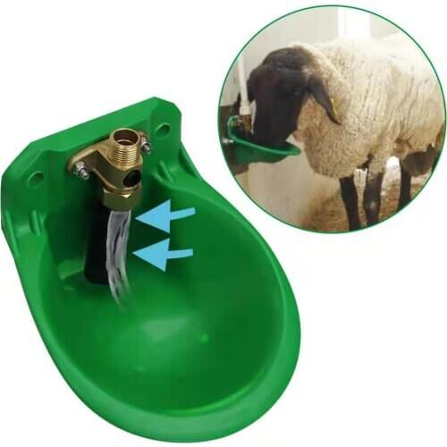 Automatic Durable Sheep Drinker Cup Catter Goat Drinking Bowl Horse Water Feeder Tool Farm Animal Cow Plastic using