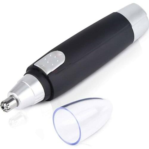 Unisex Electric Nose Ear Hair Trimmer Eyebrow Shaver Clipper Groomer Hair Removal Razor Cleaning Machine Stainless Steel