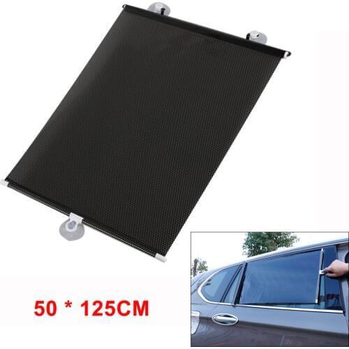 Universal Retractable Car Vehicle Curtain Window Roller Sun Shade Blind Protector (50 * 125CM)