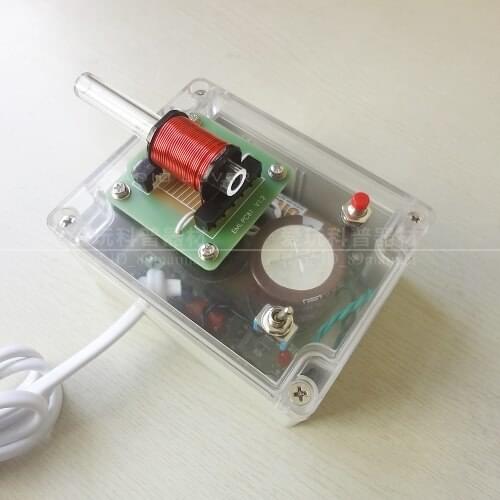 High-voltage Long-range Electromagnetic Gun Kit DIY Spare Parts Finished Coil Model Electronic Physics Science Experiment Toy