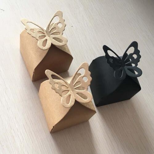 30Pcs/lot Cute Paper Candy Box Wedding Favors Gift Box Chocolate Box for Guests Party Supplies Wedding