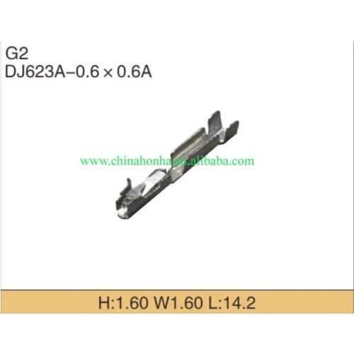 Free shipping 100pcs auto 0.6 small terminal crimp pins used for auto 81pin ECU connector 1J0906385C loose terminals