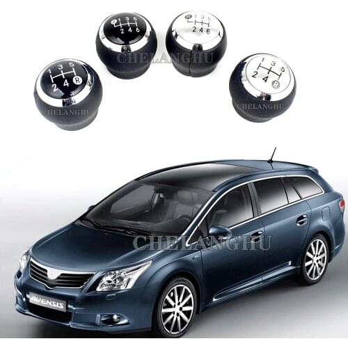 For Toyota Corolla E140 E150 2007 2008 2009 2010 2011 2012 2013 Car 5 / 6 Speed Car Leather Cover Gear Stick Shift Knob Lever