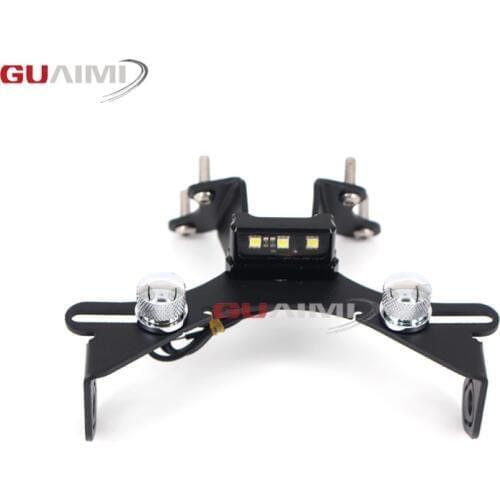 For Yamaha MT-09 FZ-09 2014 2015 2016 MT09 FZ09 License Plate Holder LED Light Motorcycle Tail Tidy Fender Eliminator