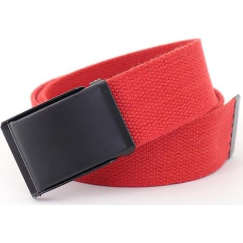 Hot sale canvas Belt Men /women belt High Quality Nylon Belts OutdoorTravel Tactical Waist Belt